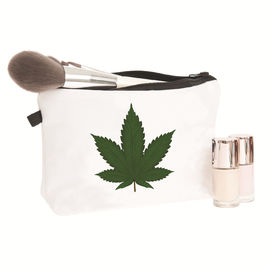 Cannabis Leaf Weed Leaves Pad Digital Print White Green Hemp Leaf Herb Leaf Dressing Bag Weed White Dressing Bag supplier