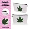 Cannabis Leaf Weed Leaves Pad Digital Print White Green Hemp Leaf Herb Leaf Dressing Bag Weed White Dressing Bag supplier