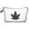 Cannabis Leaf Weed Leaves Pad Digital Print White Green Hemp Leaf Herb Leaf Dressing Bag Weed White Dressing Bag supplier