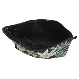 Marijuana Hemp Weed Leaf Cosmetic Makeup Smoke Weed Makeup Bag Storage Bag Pencil Bag Case Clutch Pouch Purse Zipper Han supplier