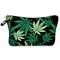 Marijuana Hemp Weed Leaf Cosmetic Makeup Smoke Weed Makeup Bag Storage Bag Pencil Bag Case Clutch Pouch Purse Zipper Han supplier