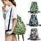 Drawing Rope Shoulder Bag Marijuana Leaf Backpack Cannabis Weed Bookbag Backpack Waterproof Sports Outdoor Sports Bag supplier