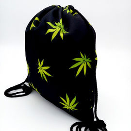 Weed Drawstring Bags Cannabis Weed Marijuana Leaf Drawstring Bag Gym Smoking   Weed Pot Shit Kush Drawstring Weed Bag supplier