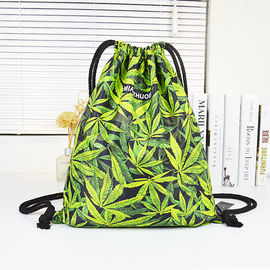 Weed Drawstring Bags Cannabis Weed Marijuana Leaf Waterproof Bags Drawstring Smoking Weed Pot Shit Drawstring Weed Bags supplier