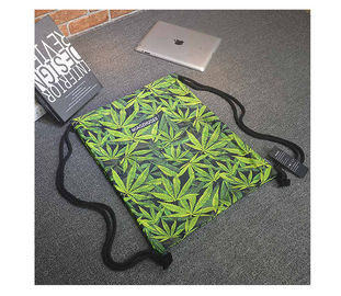 Weed Drawstring Bags Cannabis Weed Marijuana Leaf Waterproof Bags Drawstring Smoking Weed Pot Shit Drawstring Weed Bags supplier