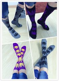 Marijuana Socks &amp; Weed 420 Socks Mens Weed Leaf Print Socks Cannabis Ganja Marijuana Leaf Pattern supplier