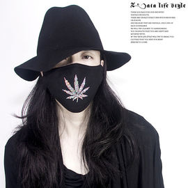 Cannabis Weed Leaf Pattern Anti-dust Mouth Mask Face Masks Mouth Cover Cannabis Leaf Washable Reusable Masks Man Woman supplier