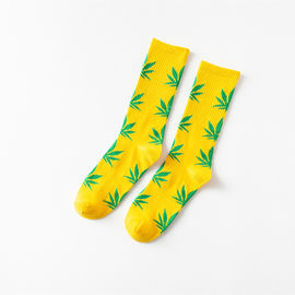 Popular Weed Socks-Buy Cheap Weed Socks lots from China Weed Leaf Print Socks Cannabis Ganja Marijuana Leaf Pattern supplier