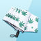 Marijuana Cannabis Hemp Leaf Umbrella Compact Folding Rain Shield Accessory Protection Windproof Lightweight Umbrella supplier
