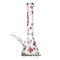 COOL BONGS Thick Glass With Killadelph Labels 12 Inch 5mm Thick Beaker Bong Micro Mini Glass Water Bong Wholesale Beaker supplier