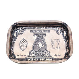 RAW Bob Marley Rolling Tray Metal Tobacco Rolling Tray with 18*14*1.5CM Handroller Roll Case Tobacco Storage Tray supplier