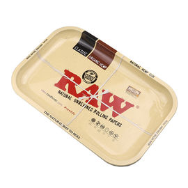 Raw Tray Rolling Tray Metal Cigarette Smoking Rolling Trays Tobacco Plate Available Smoking Accessories supplier