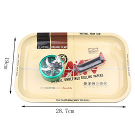 Raw Tray Rolling Tray Metal Cigarette Smoking Rolling Trays Tobacco Plate Available Smoking Accessories supplier