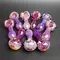 Mini Pyrex Glass Pipes Oil Burner Pipe Smoking Accessories Beautiful Colored 3D Pink Purple Glass Spoon Pipe Hand Pipes supplier