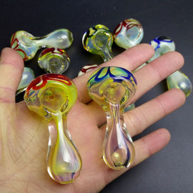 2.5 Inch Mini Cute Fumed Glass Pipes Smoking Dogo Glass Spoon Pipes for Smoking Pipes Bongs Tobacco for Glass Pipe supplier