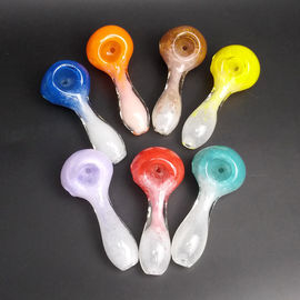 Colorful Tobacco Pipe 3.5'' Inch Glass Pipes Smoking Pipes Glass Water Pipe for Dry Herb Smoking Pipe Mix Colors supplier