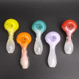 Colorful Tobacco Pipe 3.5'' Inch Glass Pipes Smoking Pipes Glass Water Pipe for Dry Herb Smoking Pipe Mix Colors supplier