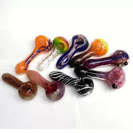 Glass Smoking Pipes Pyrex Spoon Pipe Glass Pipe for Smoking Hand Made Pipes 3.5'' Smoking Accessories for Dry Herb supplier