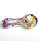 Glass Spoon Pipes Mini Smoking Glass 2.9 Inch Length Hand Pipes Hand-blown Pipe Colorful Smoke Pipe supplier