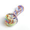 Glass Spoon Pipes Mini Smoking Glass 2.9 Inch Length Hand Pipes Hand-blown Pipe Colorful Smoke Pipe supplier