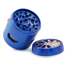 4 Layers 63mm Herb Tobacco Spice Grass Zinc Grinder Smoke Crusher Muller Mill Pollinator Smoking Accessories supplier