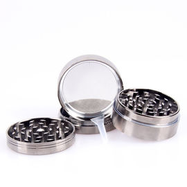 CHROMIUM CRUSHER 40 50 55 63 75mm Dia. 4 Parts Zinc Alloy Herbal Tobacco Grinders Wholesale 6 Colors Dry Herb Grinder supplier