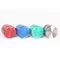 CHROMIUM CRUSHER 40 50 55 63 75mm Dia. 4 Parts Zinc Alloy Herbal Tobacco Grinders Wholesale 6 Colors Dry Herb Grinder supplier