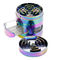 Herb Grinder 2.5 Inch Herb Grinders Large Herb Grinder with Keef Catcher New 63MM Grinders Zinc Alloy Ice Blue Signal supplier