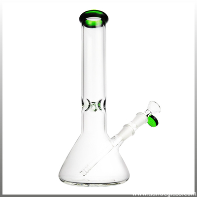 Bong Heady Bongs Thick Glass Water Pipe Beaker Colorful Water Bongs With 14mm Glass Bowl supplier