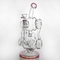 Bongs Dab Rig Recycler Hookahs Glass Bong Water Pipe With 14mm Bowl Piece Pink Blue Purple supplier