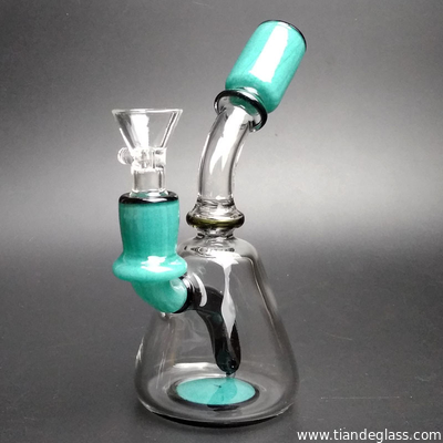 Glass Water Pipes Small Cute Piece Smoking Pipe with 14mm Male Glass Bowl supplier