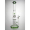Glass Bong Green/ Blue with Bucket Dome Percolator Oil Rig Bongs18mm Bowl Big Water Pipe supplier