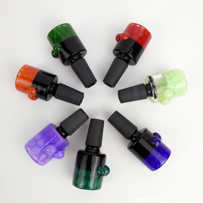 Male Glass Bowl Slide Colorful Bowls Glass Smoking Accessories for Glass Bongs supplier