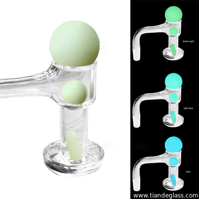 Luminous Glowing Colored Pearls Smoke Quartz Banger Insert for Bongs supplier