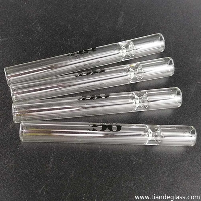 Chillum OG One Hitter Pipes Glass Pipe Glass Steamroller Hand Pipes Wholesale Pipes For Smoking supplier